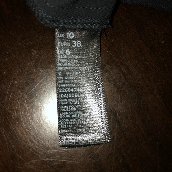 Topshop black dress size 6 - Picture 5 of 14